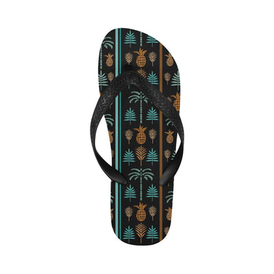 Hawaiian Themed Pattern Print Design H023 Flip Flops-JorJune