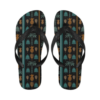 Hawaiian Themed Pattern Print Design H023 Flip Flops-JorJune