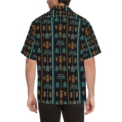 Hawaiian Themed Pattern Print Design H023 Men Hawaiian Shirt-JorJune