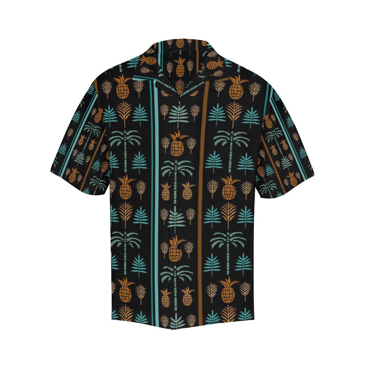 Hawaiian Themed Pattern Print Design H023 Men Hawaiian Shirt-JorJune
