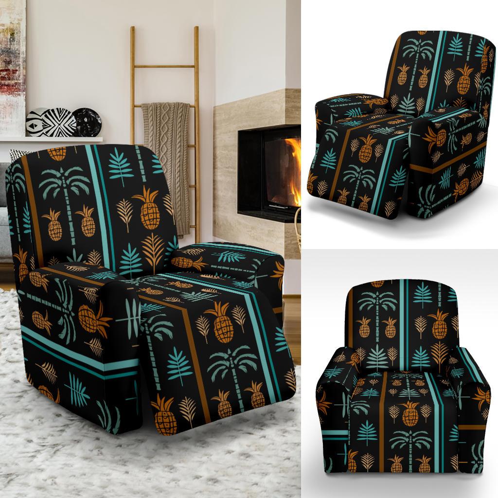 Hawaiian Themed Pattern Print Design H023 Recliner Slipcover-JORJUNE.COM