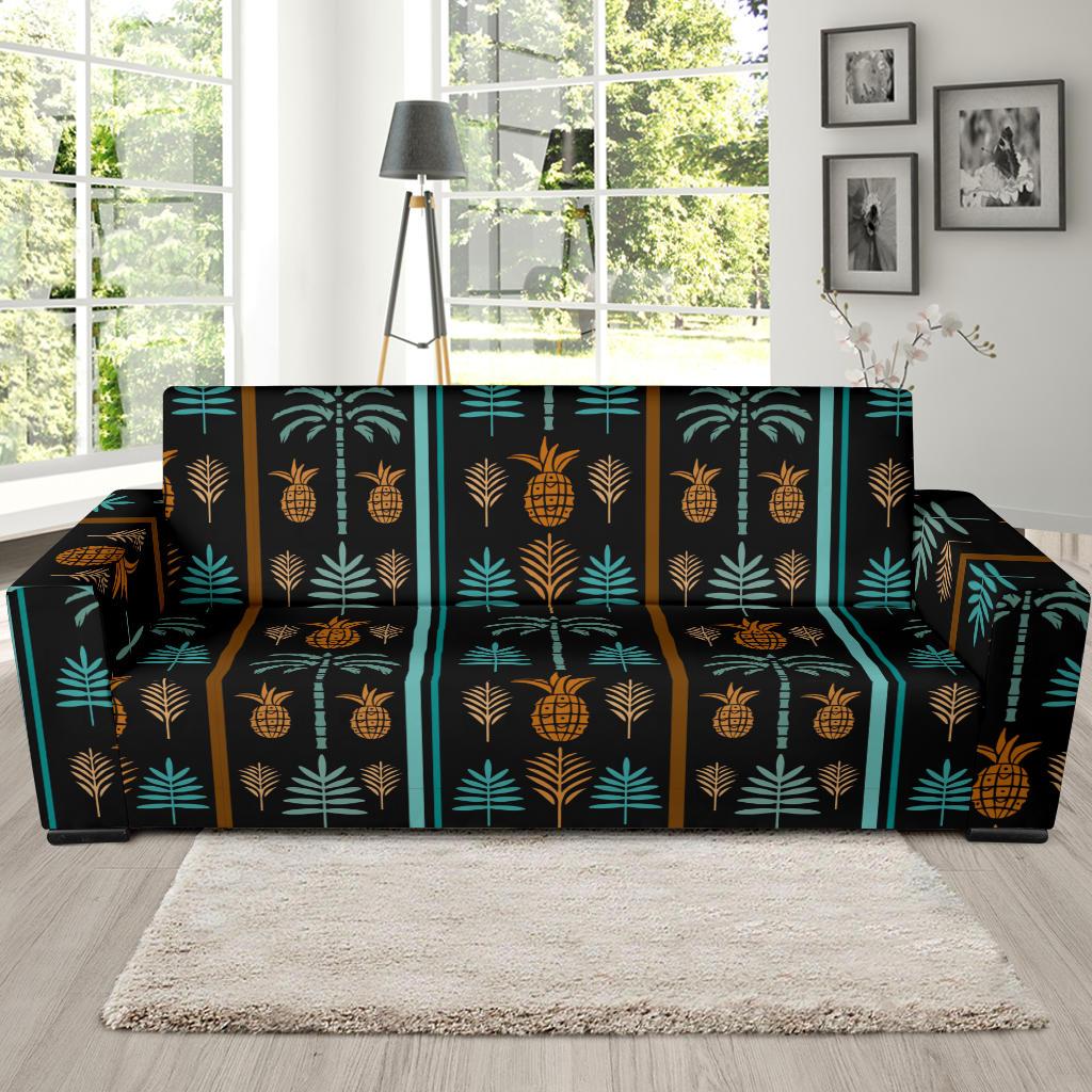 Hawaiian Themed Pattern Print Design H023 Sofa Slipcover-JORJUNE.COM