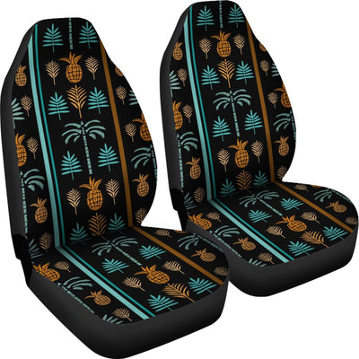 Hawaiian Themed Pattern Print Design H023 Universal Fit Car Seat Covers-JorJune