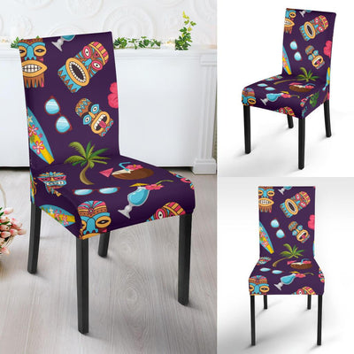 Hawaiian Themed Pattern Print Design H024 Dining Chair Slipcover-JORJUNE.COM