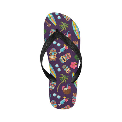Hawaiian Themed Pattern Print Design H024 Flip Flops-JorJune