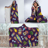 Hawaiian Themed Pattern Print Design H024 Hooded Blanket-JORJUNE.COM