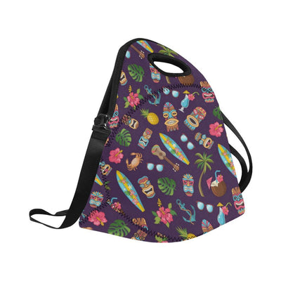 Hawaiian Themed Pattern Print Design H024 Neoprene Lunch Bag-JorJune