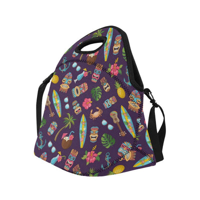 Hawaiian Themed Pattern Print Design H024 Neoprene Lunch Bag-JorJune