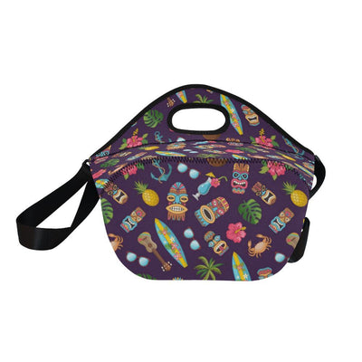 Hawaiian Themed Pattern Print Design H024 Neoprene Lunch Bag-JorJune