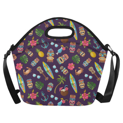 Hawaiian Themed Pattern Print Design H024 Neoprene Lunch Bag-JorJune