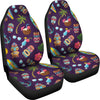 Hawaiian Themed Pattern Print Design H024 Universal Fit Car Seat Covers-JorJune