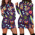 Hawaiian Themed Pattern Print Design H024 Women Hoodie Dress