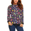 Hawaiian Themed Pattern Print Design H024 Women Long Sleeve Sweatshirt-JorJune