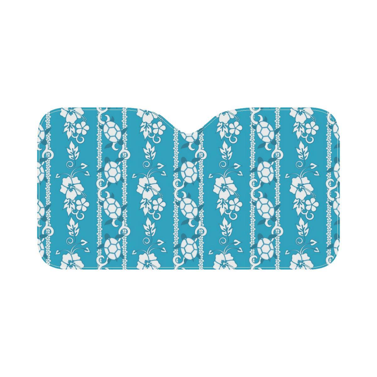 Hawaiian Themed Pattern Print Design H025 Car Sun Shade-JorJune