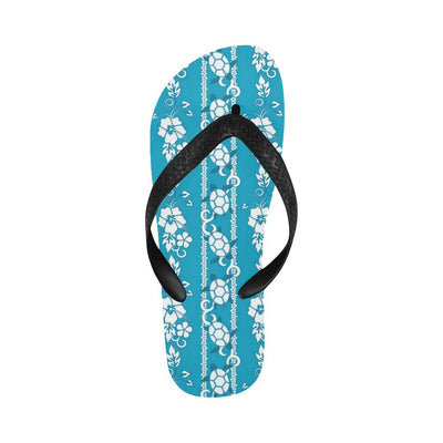 Hawaiian Themed Pattern Print Design H025 Flip Flops-JorJune