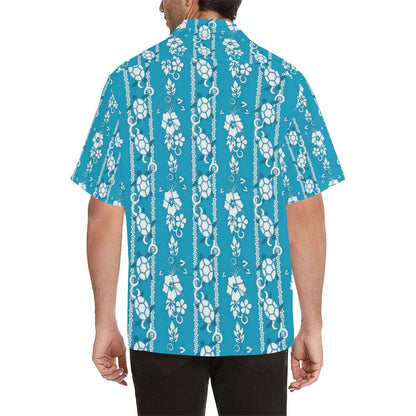 Hawaiian Themed Pattern Print Design H025 Men Hawaiian Shirt-JorJune