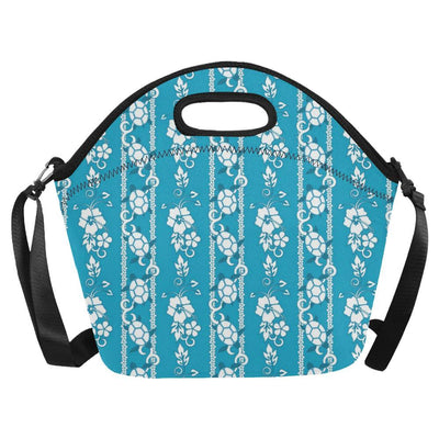 Hawaiian Themed Pattern Print Design H025 Neoprene Lunch Bag-JorJune