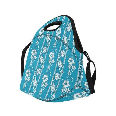 Hawaiian Themed Pattern Print Design H025 Neoprene Lunch Bag-JorJune