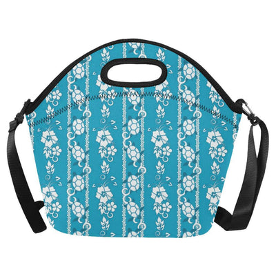 Hawaiian Themed Pattern Print Design H025 Neoprene Lunch Bag-JorJune