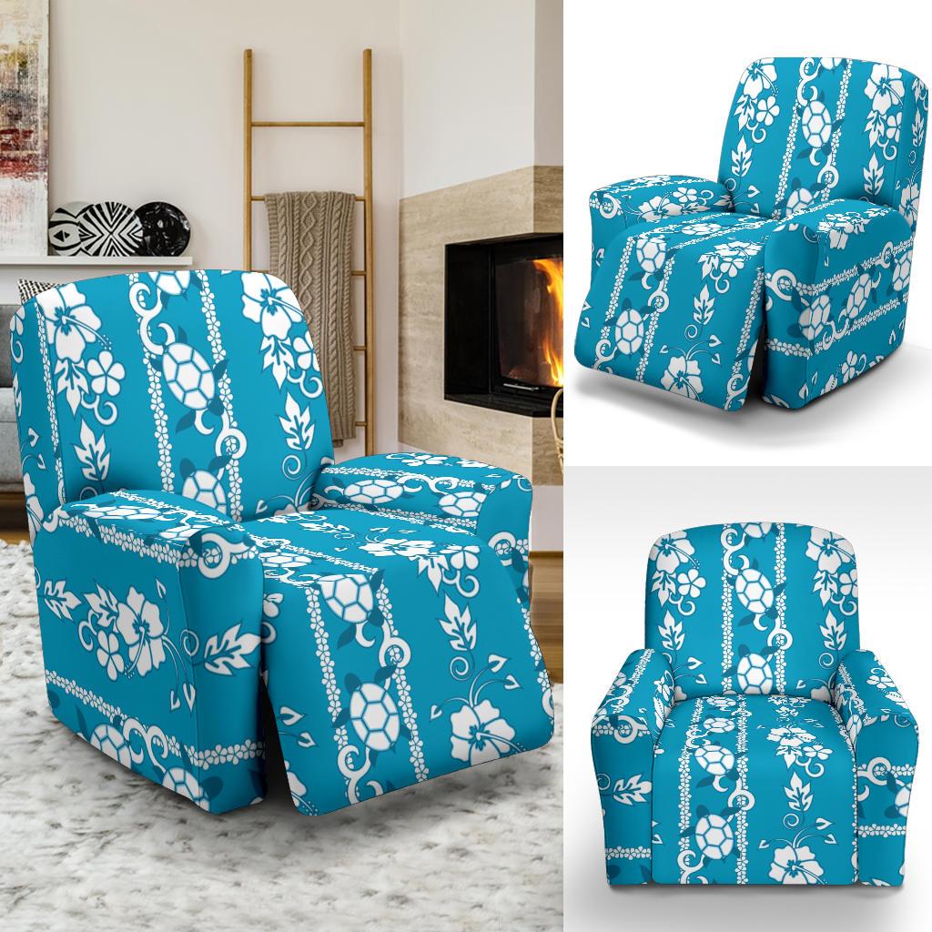 Hawaiian Themed Pattern Print Design H025 Recliner Slipcover-JORJUNE.COM