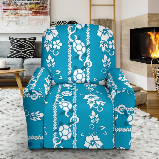 Hawaiian Themed Pattern Print Design H025 Recliner Slipcover-JORJUNE.COM