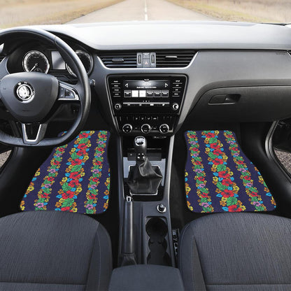 Hawaiian Themed Pattern Print Design H03 Car Floor Mats-JorJune