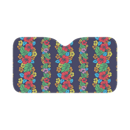 Hawaiian Themed Pattern Print Design H03 Car Sun Shade-JorJune