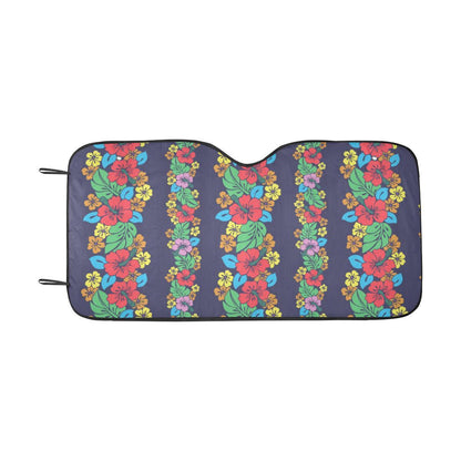 Hawaiian Themed Pattern Print Design H03 Car Sun Shade-JorJune