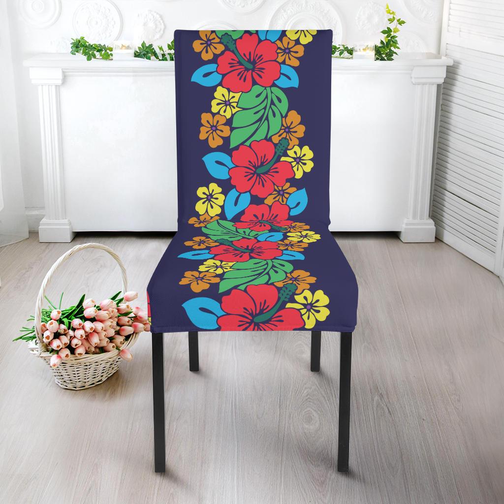 Hawaiian Themed Pattern Print Design H03 Dining Chair Slipcover-JORJUNE.COM