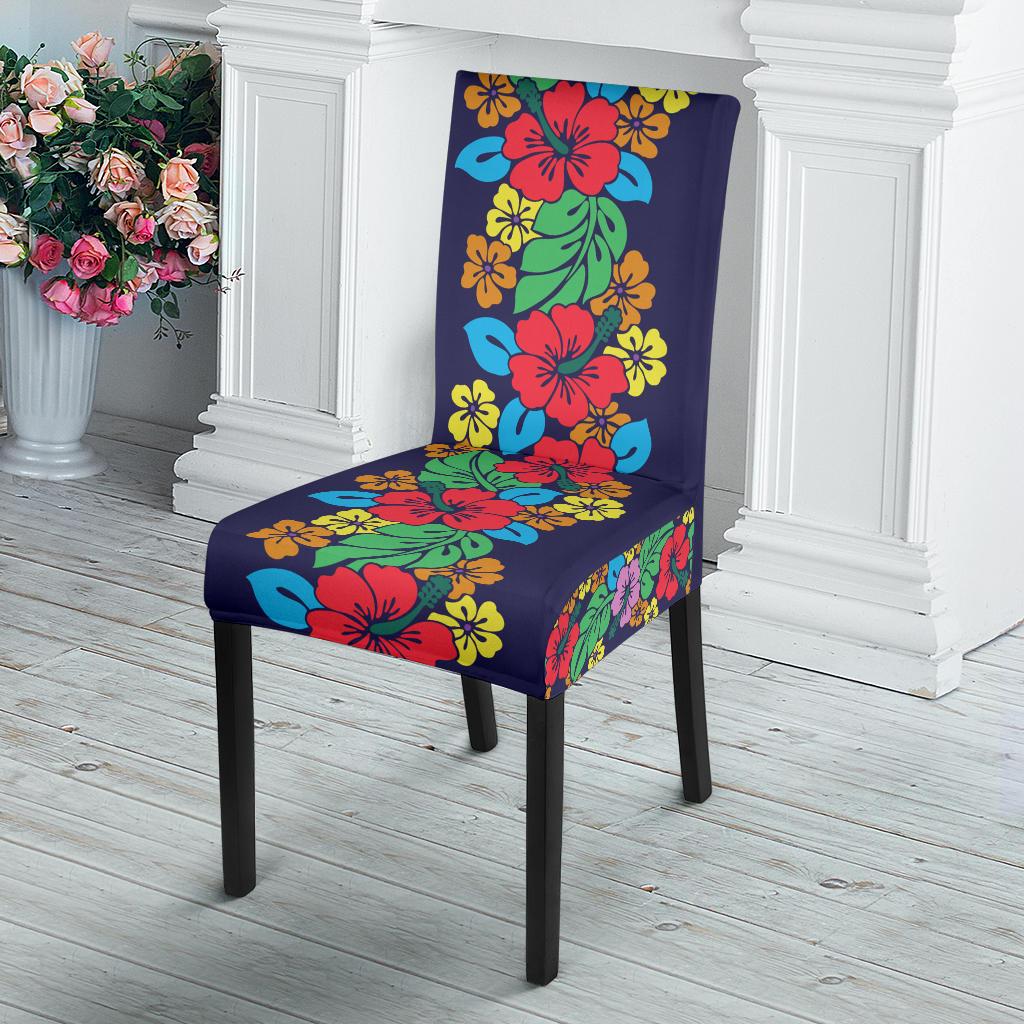 Hawaiian Themed Pattern Print Design H03 Dining Chair Slipcover-JORJUNE.COM