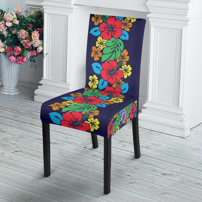 Hawaiian Themed Pattern Print Design H03 Dining Chair Slipcover-JORJUNE.COM