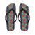 Hawaiian Themed Pattern Print Design H03 Flip Flops-JorJune