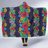 Hawaiian Themed Pattern Print Design H03 Hooded Blanket-JORJUNE.COM