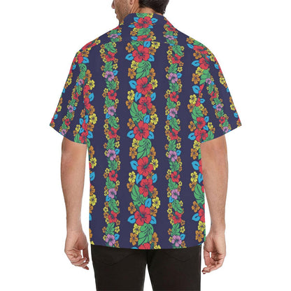 Hawaiian Themed Pattern Print Design H03 Men Hawaiian Shirt-JorJune