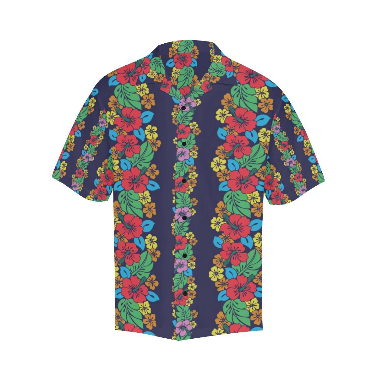 Hawaiian Themed Pattern Print Design H03 Men Hawaiian Shirt-JorJune