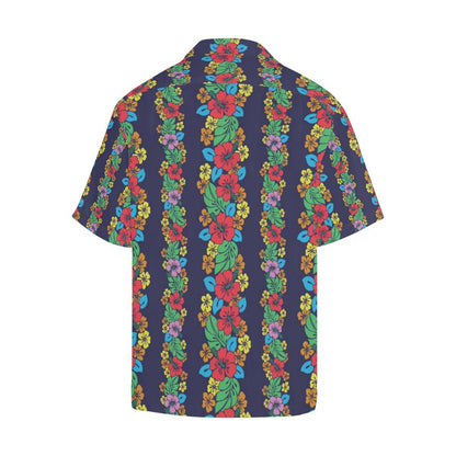 Hawaiian Themed Pattern Print Design H03 Men Hawaiian Shirt-JorJune