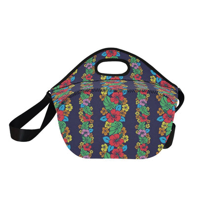 Hawaiian Themed Pattern Print Design H03 Neoprene Lunch Bag-JorJune