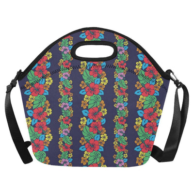 Hawaiian Themed Pattern Print Design H03 Neoprene Lunch Bag-JorJune