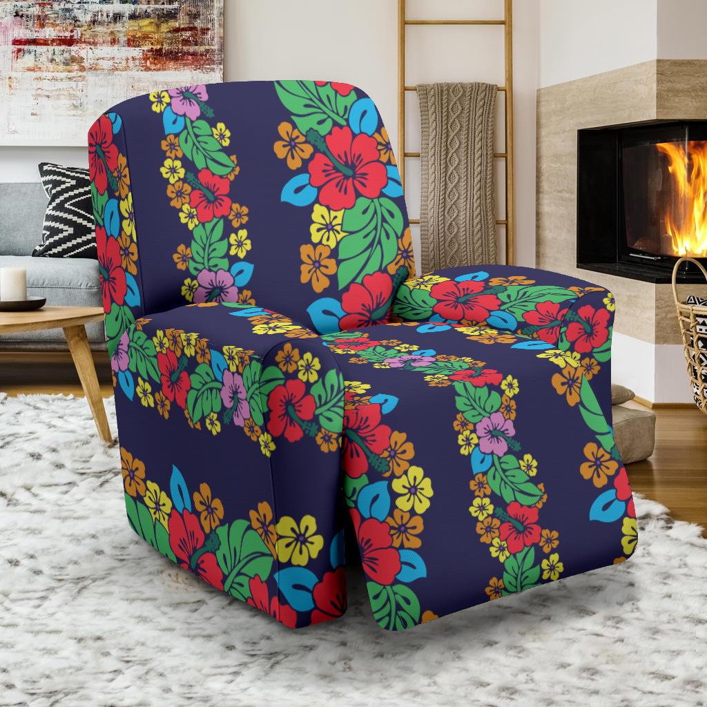 Hawaiian Themed Pattern Print Design H03 Recliner Slipcover-JORJUNE.COM