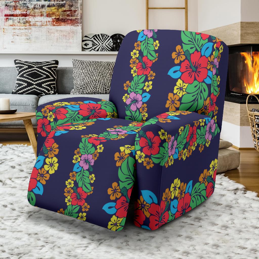 Hawaiian Themed Pattern Print Design H03 Recliner Slipcover-JORJUNE.COM