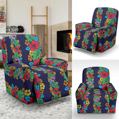 Hawaiian Themed Pattern Print Design H03 Recliner Slipcover-JORJUNE.COM