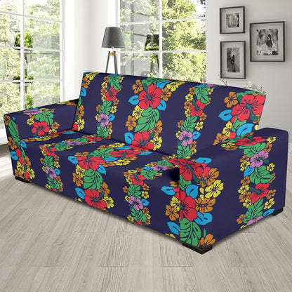 Hawaiian Themed Pattern Print Design H03 Sofa Slipcover-JORJUNE.COM