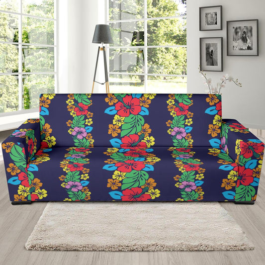 Hawaiian Themed Pattern Print Design H03 Sofa Slipcover-JORJUNE.COM