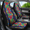 Hawaiian Themed Pattern Print Design H03 Universal Fit Car Seat Covers-JorJune