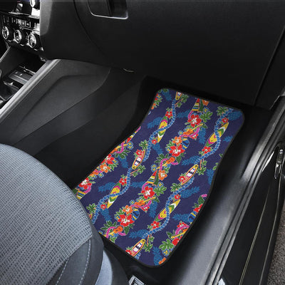 Hawaiian Themed Pattern Print Design H04 Car Floor Mats-JorJune