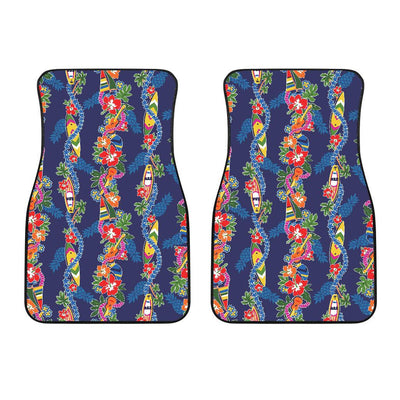 Hawaiian Themed Pattern Print Design H04 Car Floor Mats-JorJune