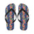 Hawaiian Themed Pattern Print Design H04 Flip Flops-JorJune