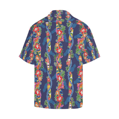 Hawaiian Themed Pattern Print Design H04 Men Hawaiian Shirt-JorJune