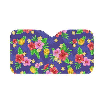 Hawaiian Themed Pattern Print Design H05 Car Sun Shade-JorJune