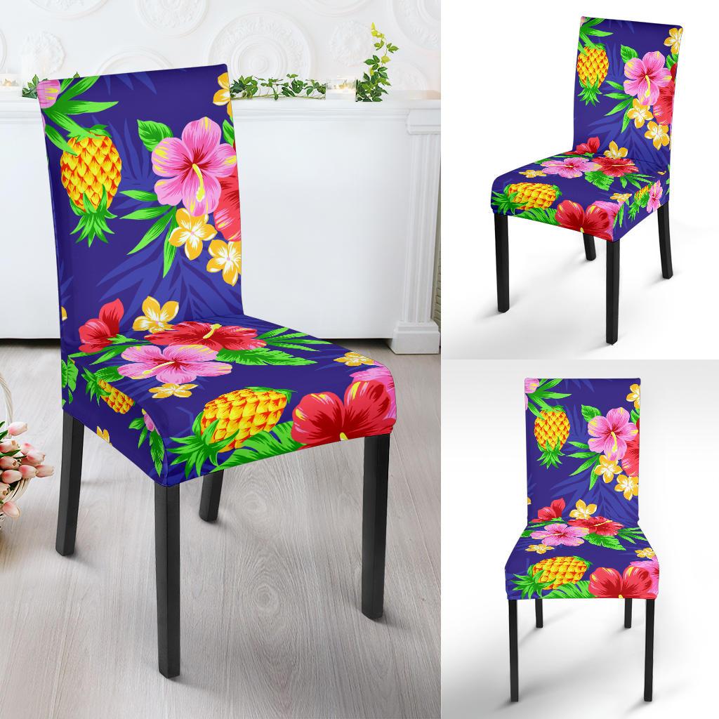 Hawaiian Themed Pattern Print Design H05 Dining Chair Slipcover-JORJUNE.COM